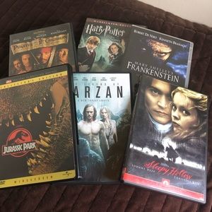 12 previously used, great blockbuster DVD bundle